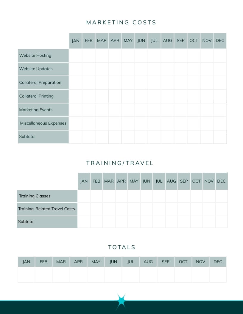 Expense Budget Sheet Template - Slide 2 Expense Budget Sheet Template - Slide 2