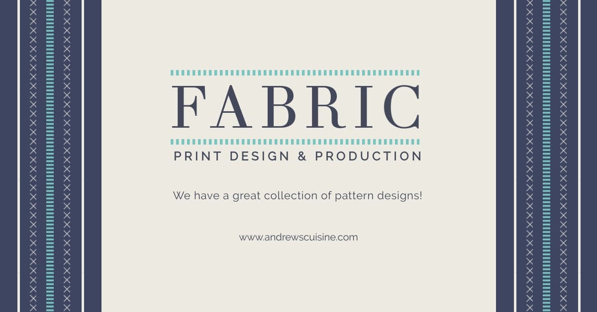 Fabric Design Facebook Ad Template