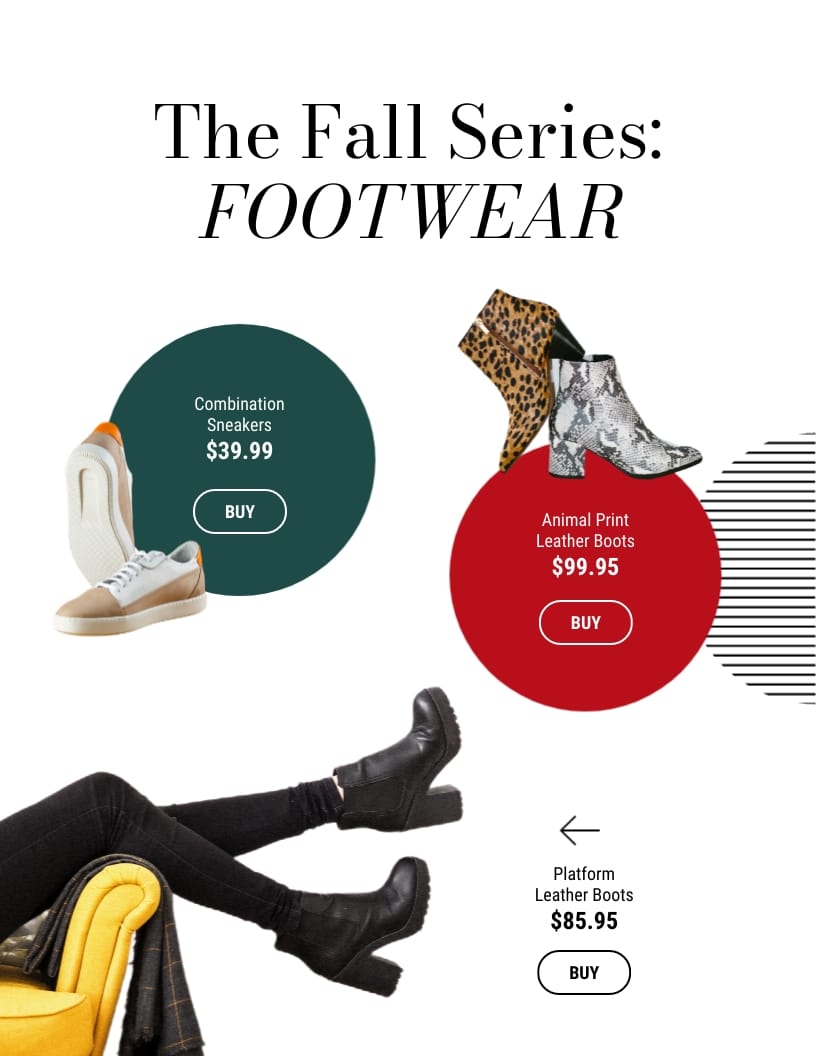 Fashion Catalog Template - Slide 4 Fashion Catalog Template - Slide 4