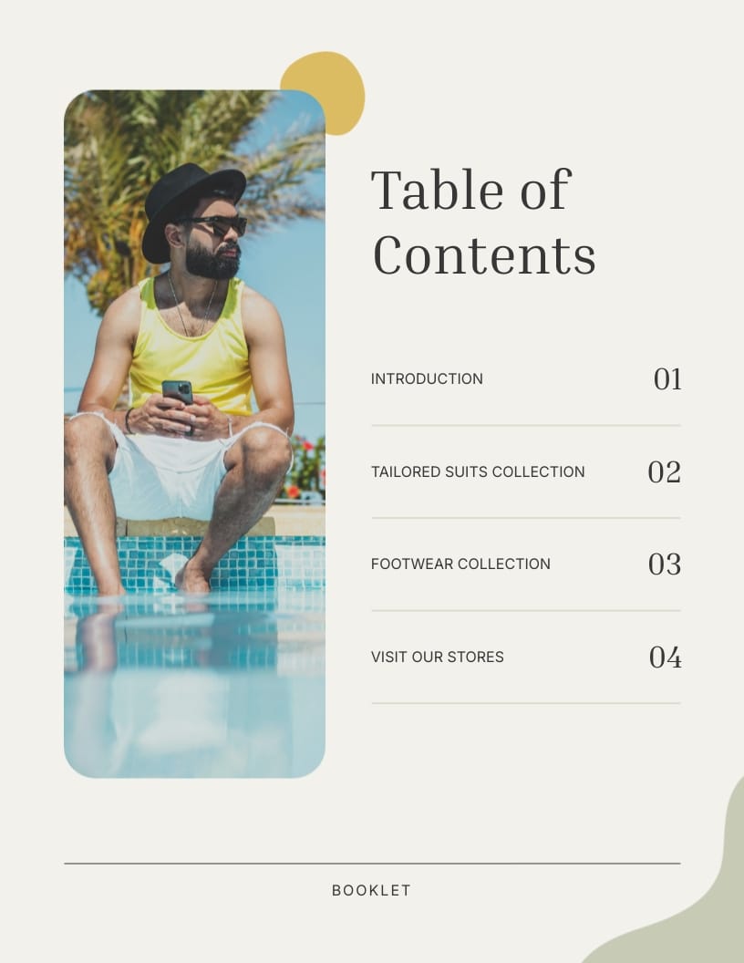 Fashion Lookbook Booklet Template - Slide 2 Fashion Lookbook Booklet Template - Slide 2