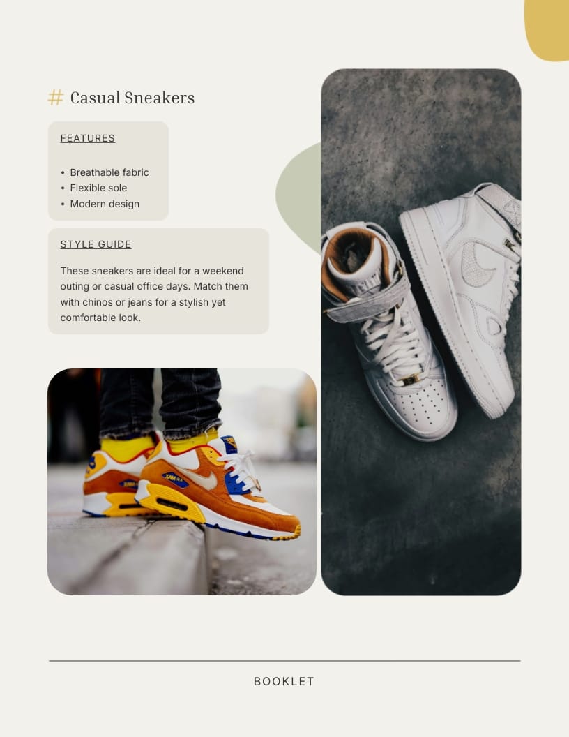 Fashion Lookbook Booklet Template - Slide 7 Fashion Lookbook Booklet Template - Slide 7