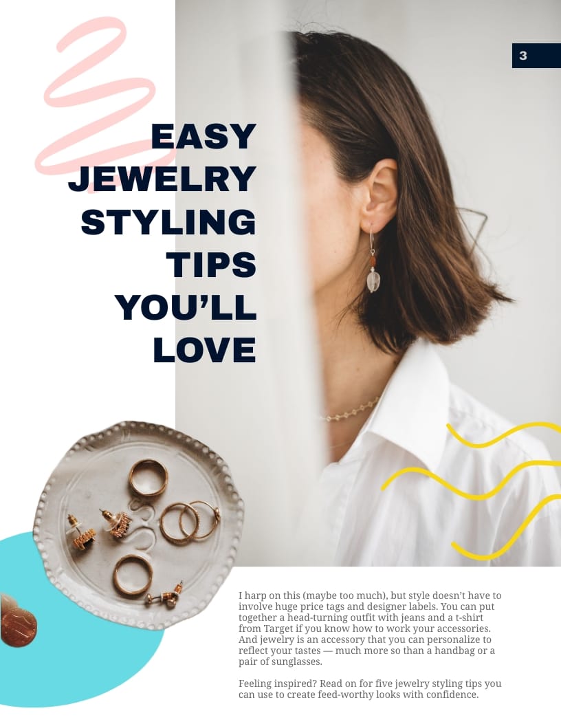 Fashion Magazine Template - Slide 3 Fashion Magazine Template - Slide 3