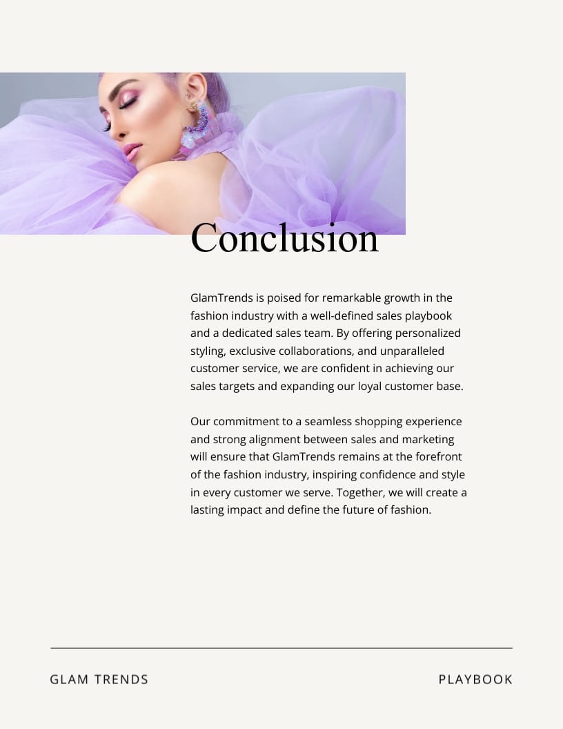 Fashion Sales Playbook Template - Slide 12 Fashion Sales Playbook Template - Slide 12