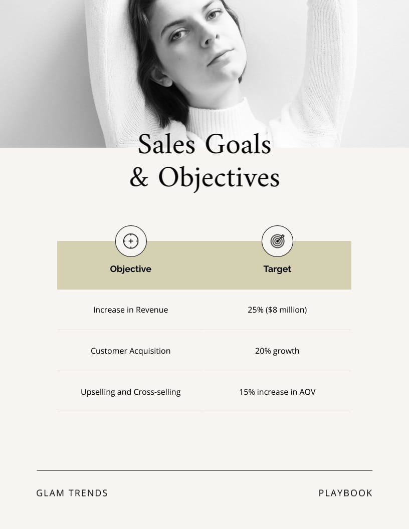 Fashion Sales Playbook Template - Slide 4 Fashion Sales Playbook Template - Slide 4