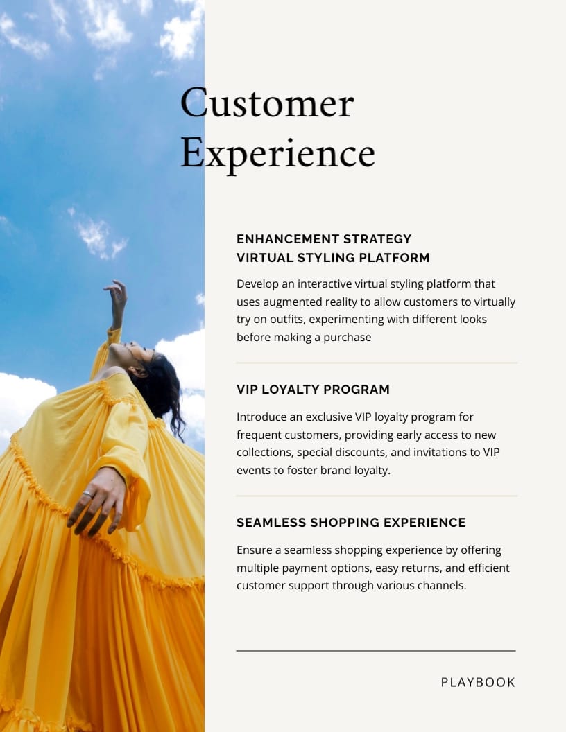 Fashion Sales Playbook Template - Slide 8 Fashion Sales Playbook Template - Slide 8