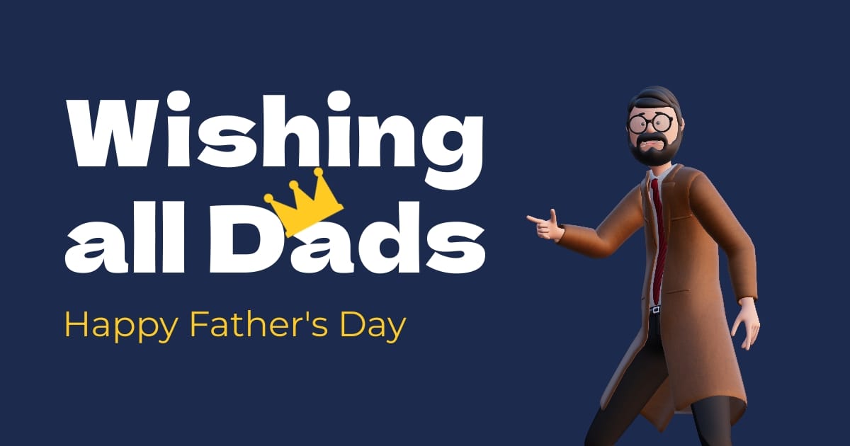 Father’s Day Wishes Facebook Post Template