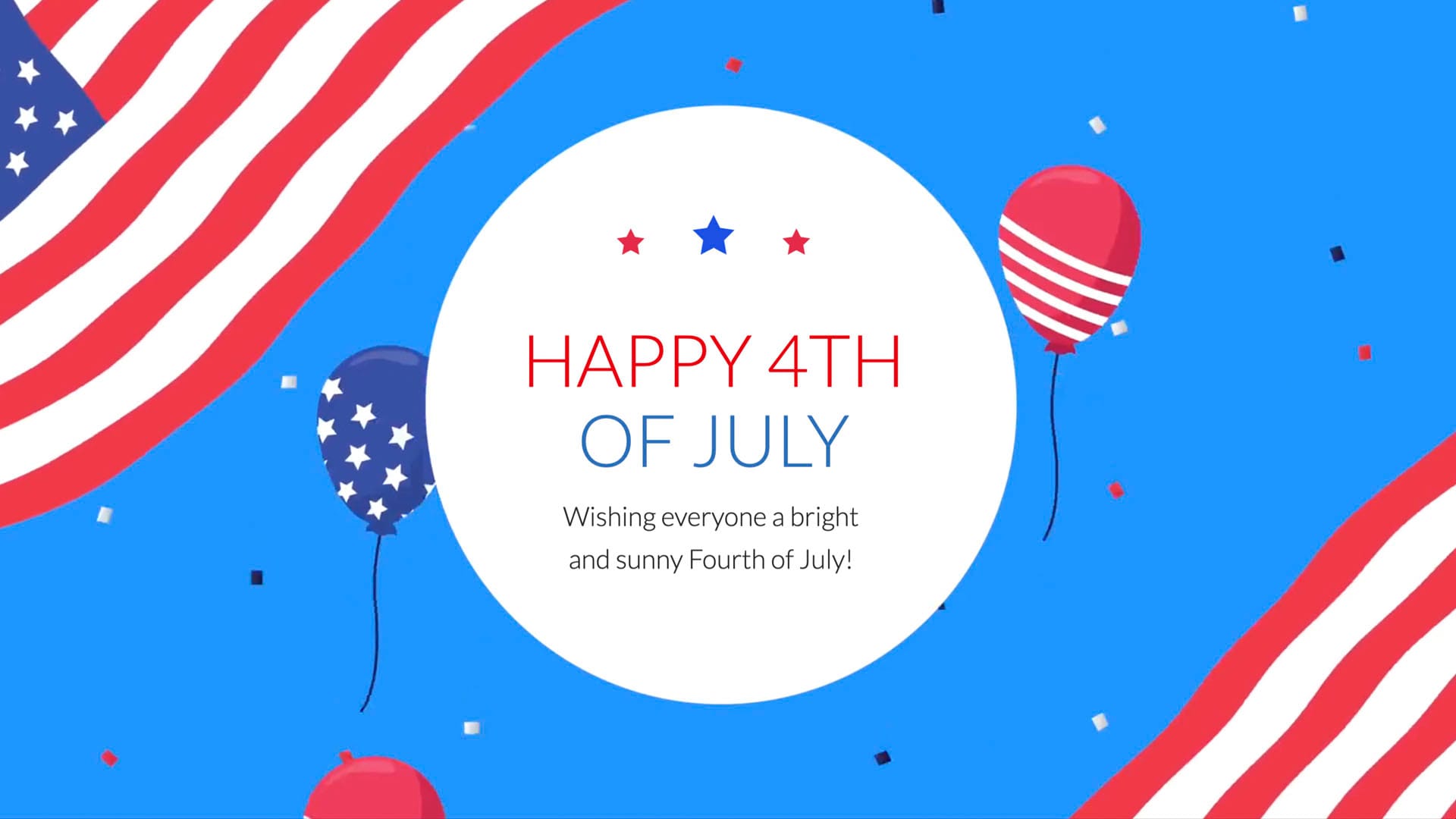 Festive Independence Day Greeting Card Template