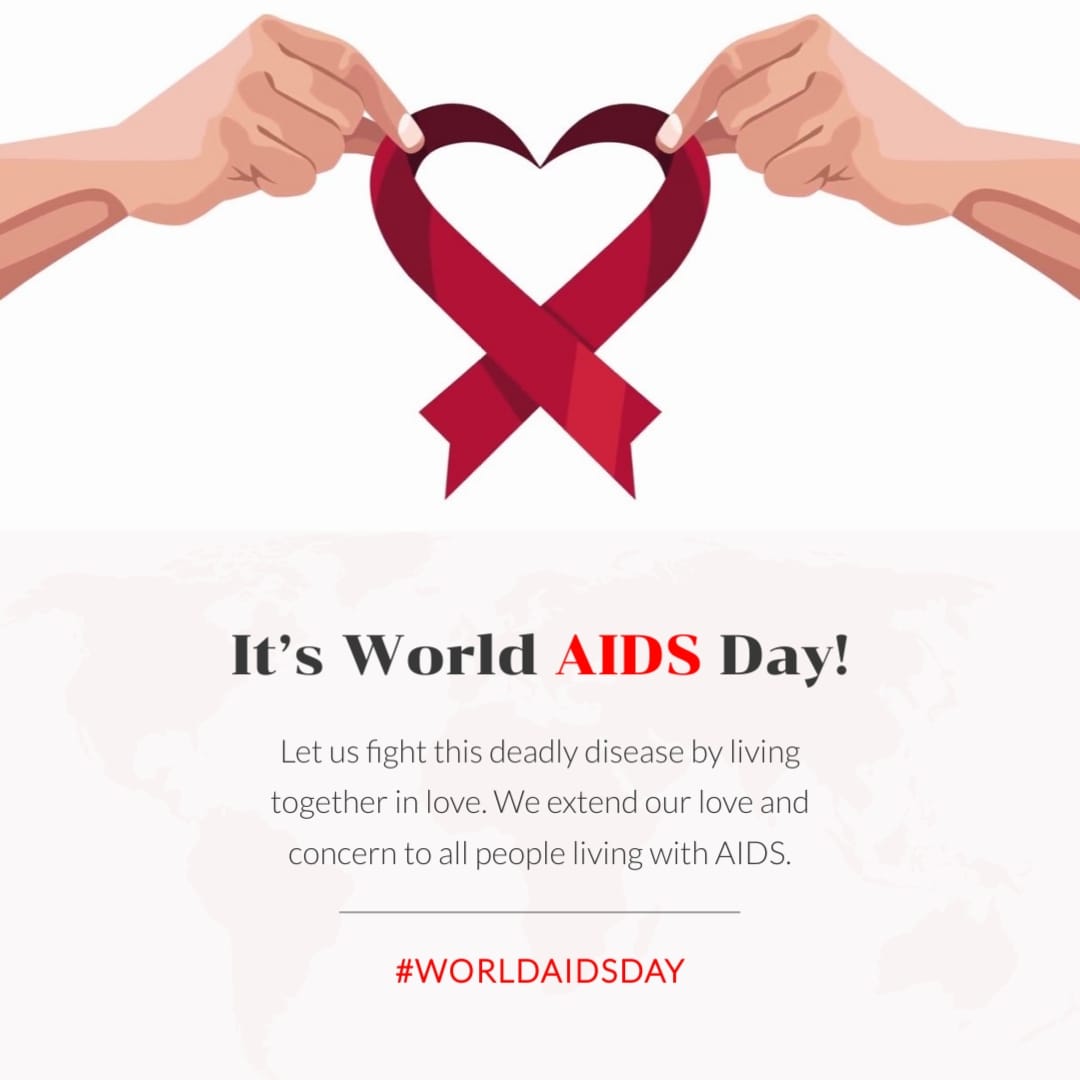 Fight Stigmatization World AIDS Day Greeting Card Square Template