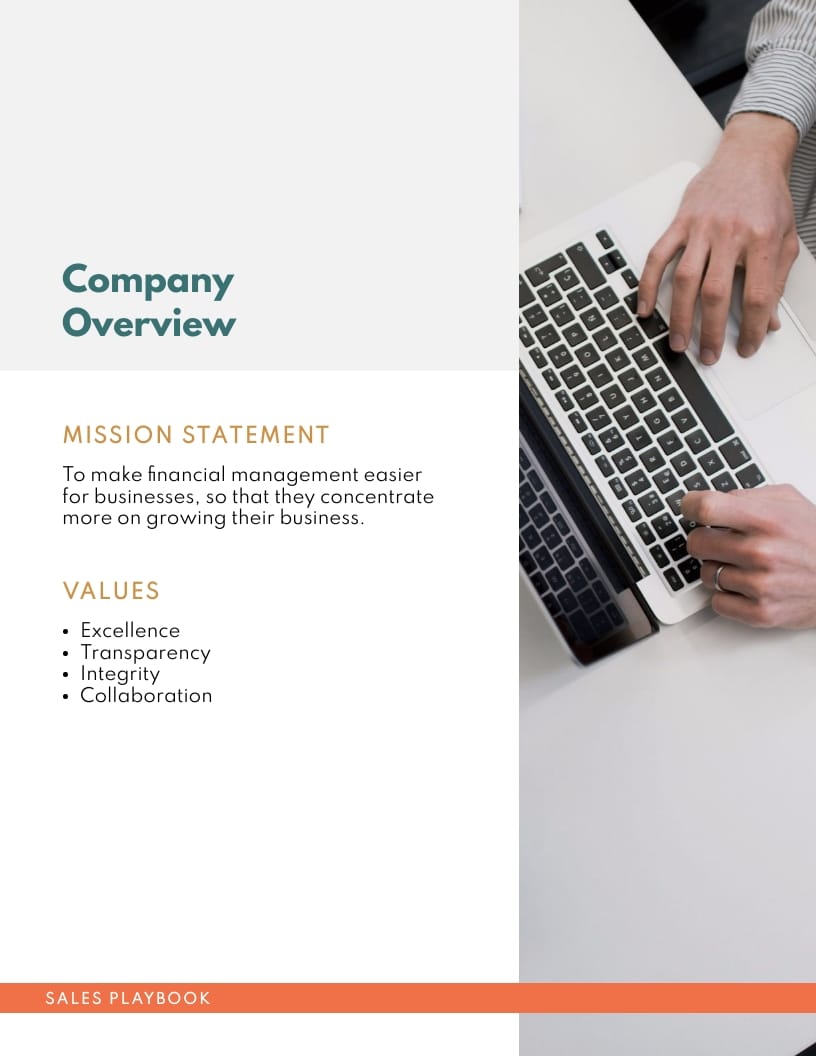 Finance Agency Sales Playbook Template - Slide 2 Finance Agency Sales Playbook Template - Slide 2