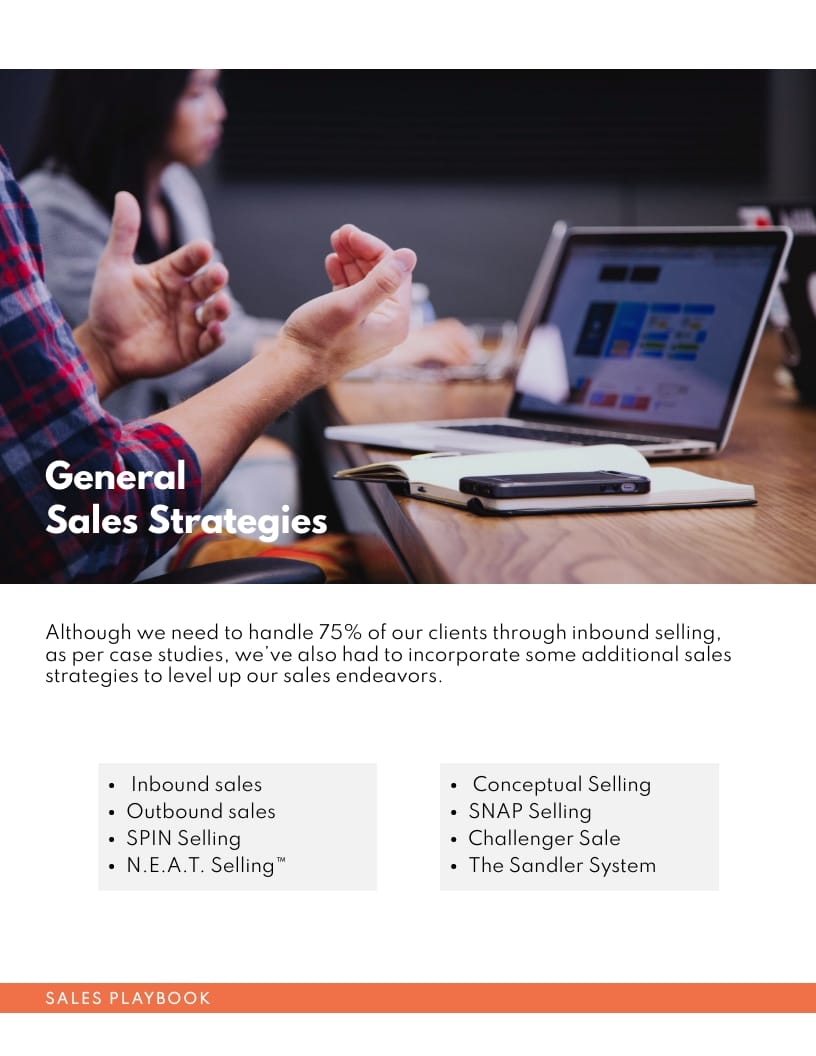 Finance Agency Sales Playbook Template - Slide 7 Finance Agency Sales Playbook Template - Slide 7
