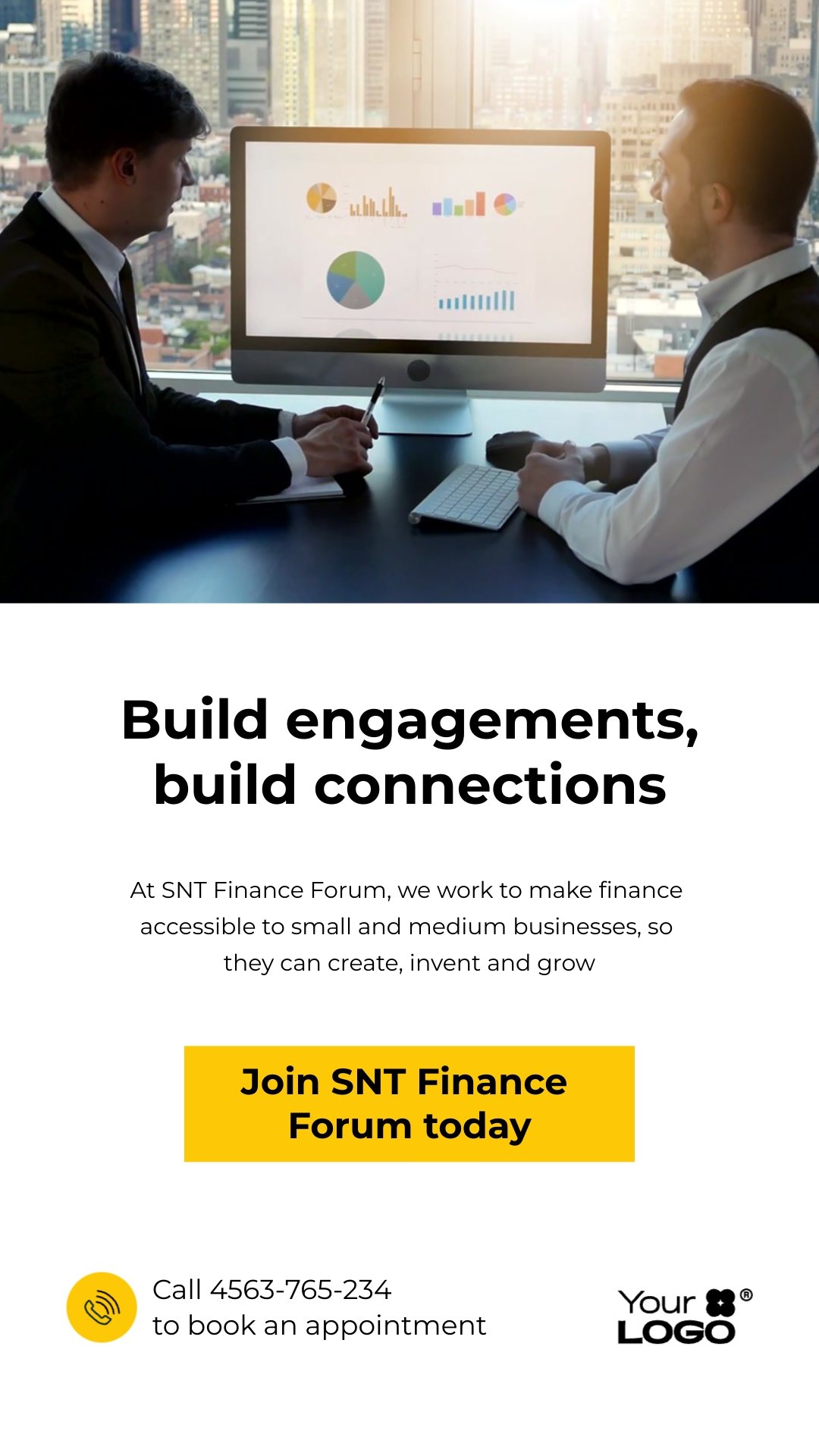 Finance Promotion Video Vertical Template