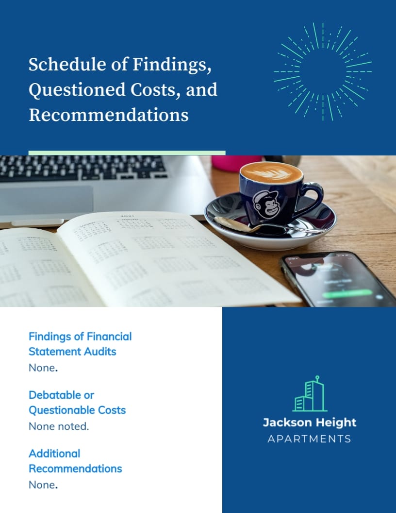 Financial Audit Report Template - Slide 8 Financial Audit Report Template - Slide 8