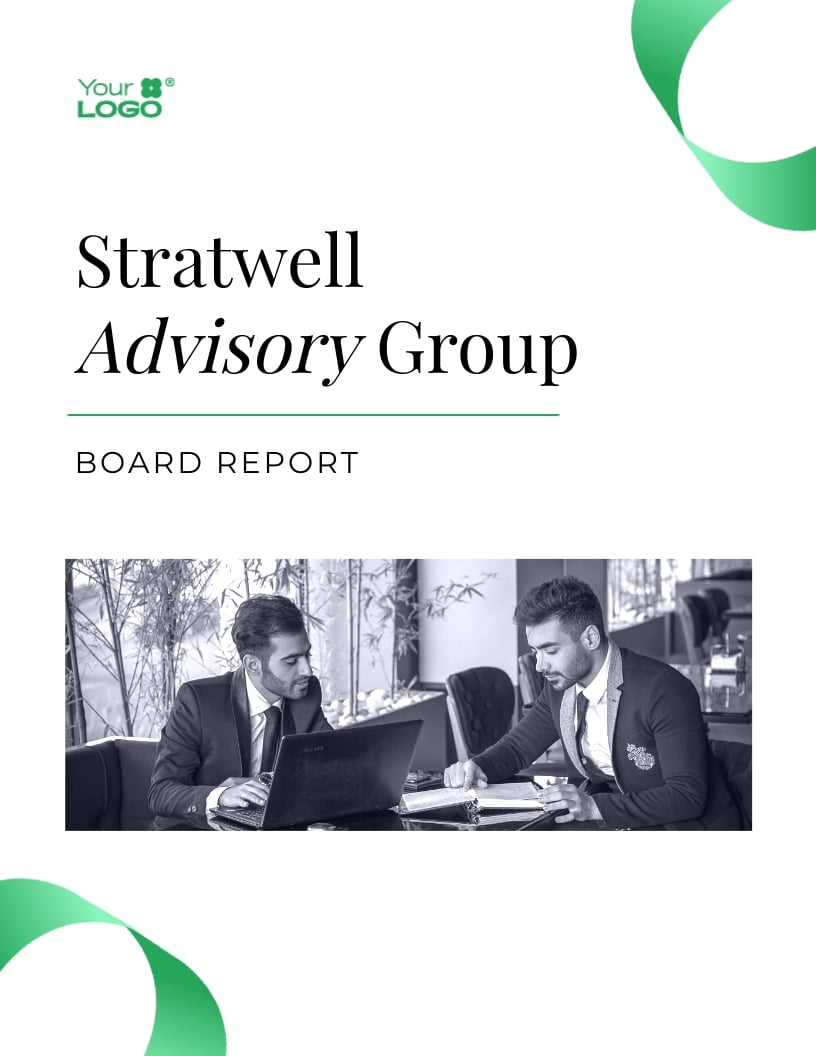Financial Board Reports Template