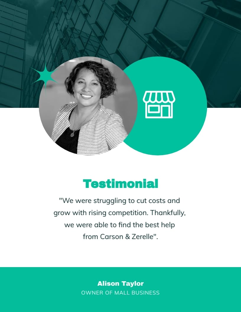 Financial Consultant Firm Portfolio Template - Slide 3 Financial Consultant Firm Portfolio Template - Slide 3