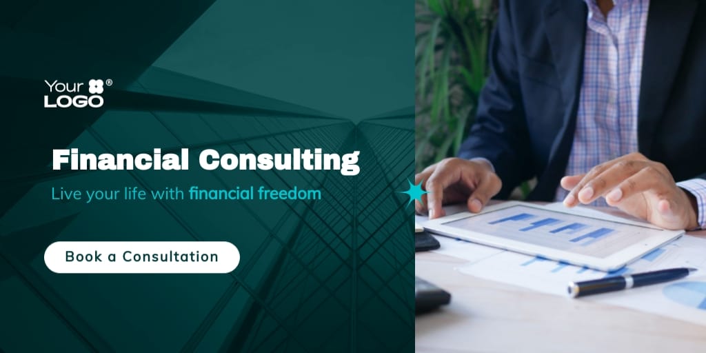 Financial Consulting Website Header Template