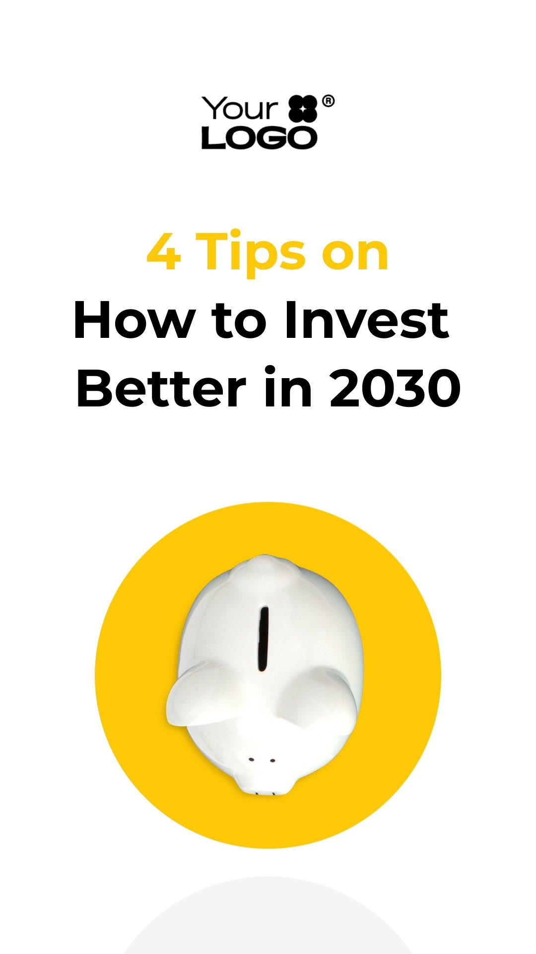 Financial Investment Tips Listicle Video Vertical Template