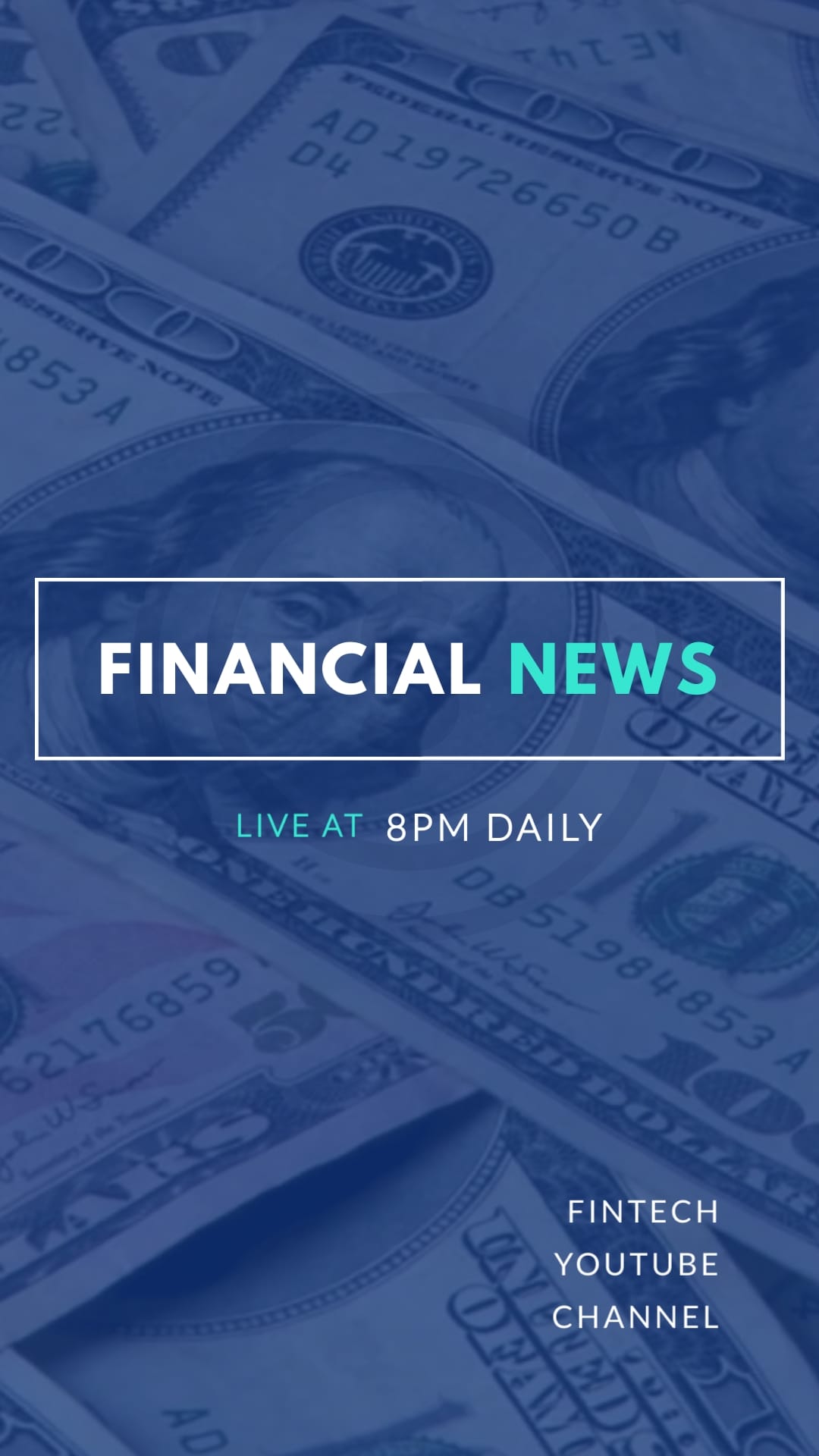 Financial News Intro Vertical Template