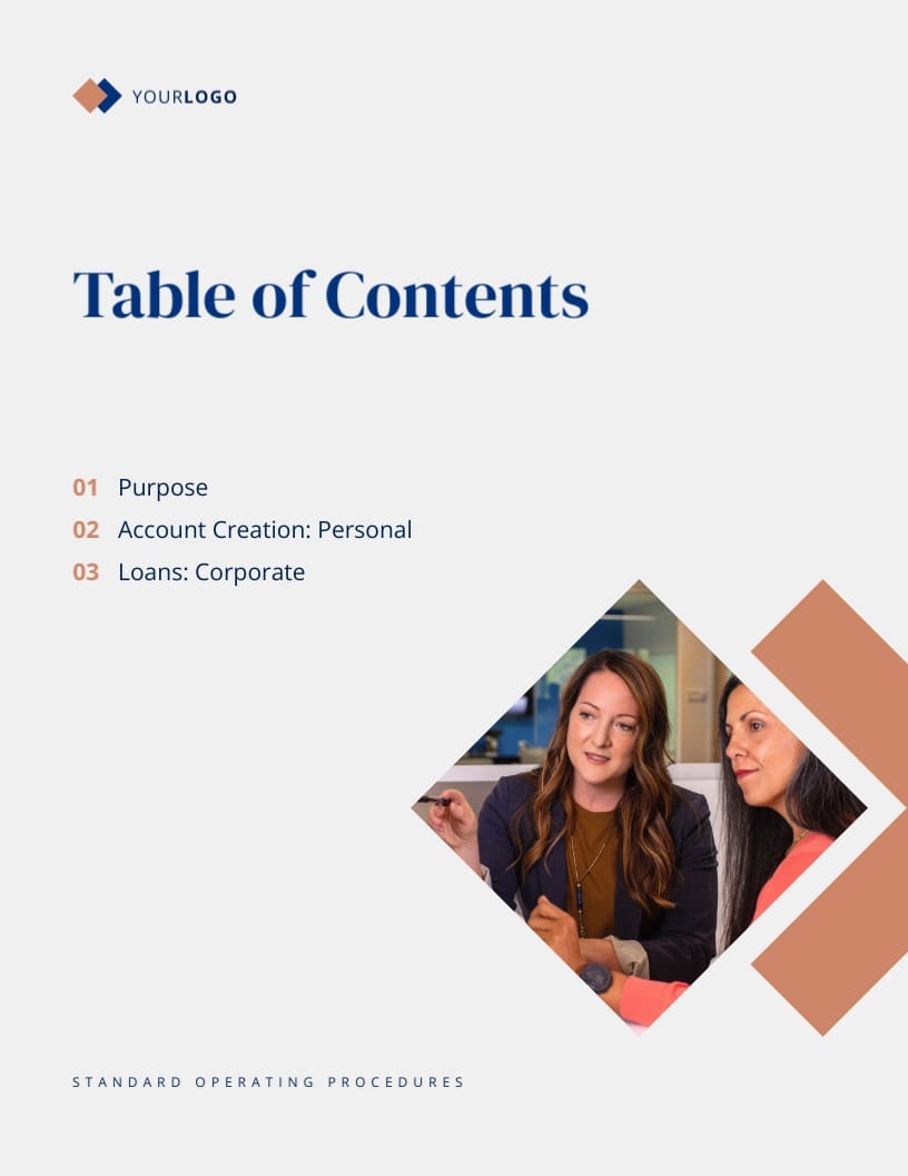 Financial Platform SOP Plan