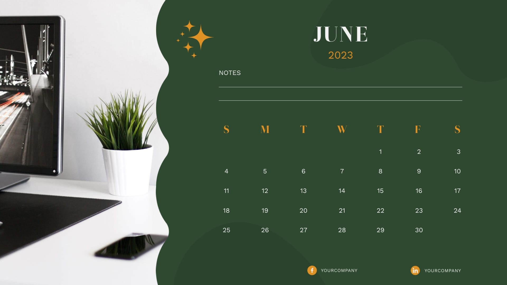 Financial Services Calendar Template - Slide 6 Financial Services Calendar Template - Slide 6