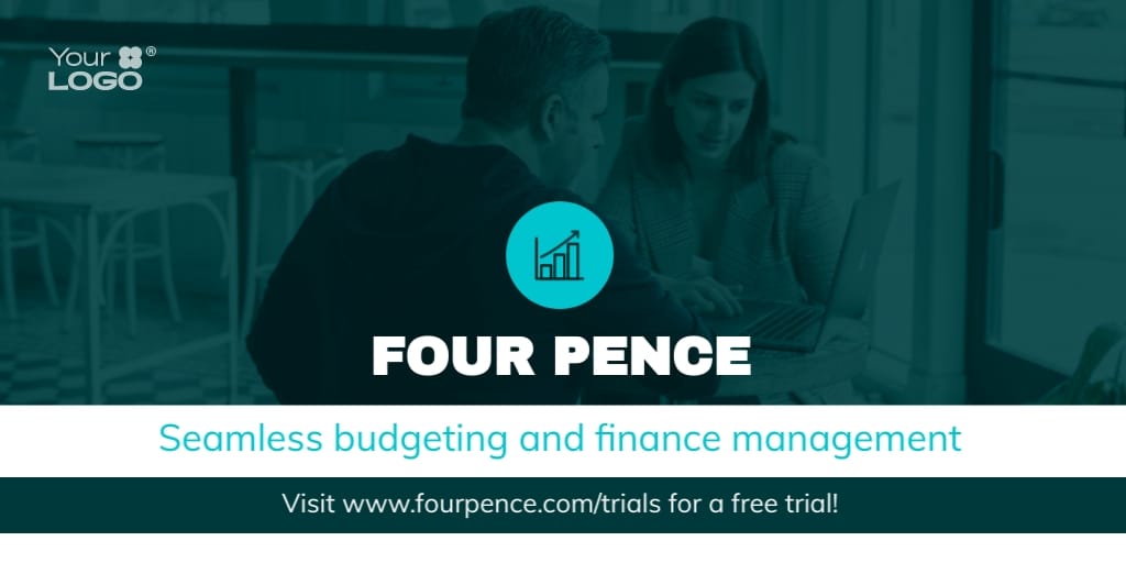 Fintech Software Twitter Ad Template