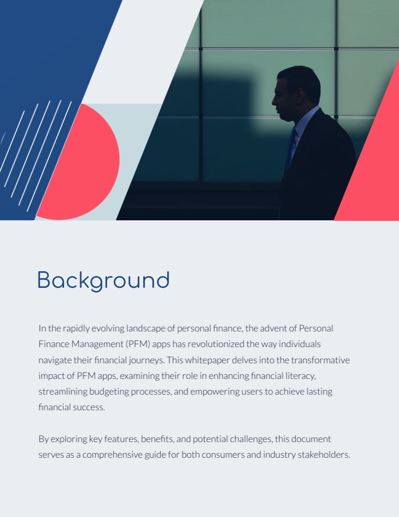 Fintech Whitepaper Template | Visme