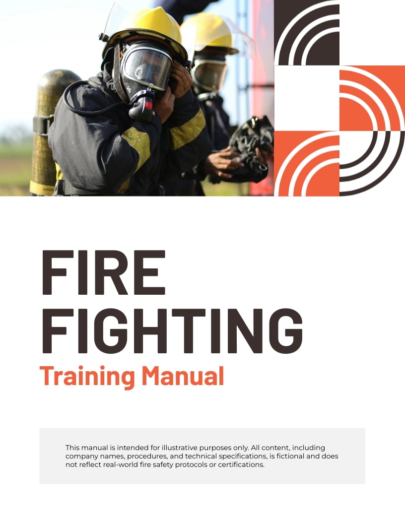 Fire Fighting Training Manual Template