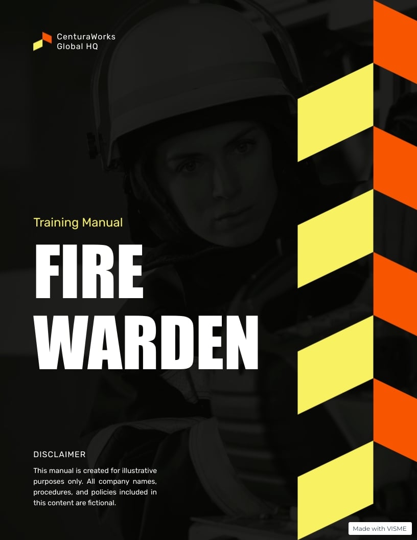 Fire Warden Training Manual Template