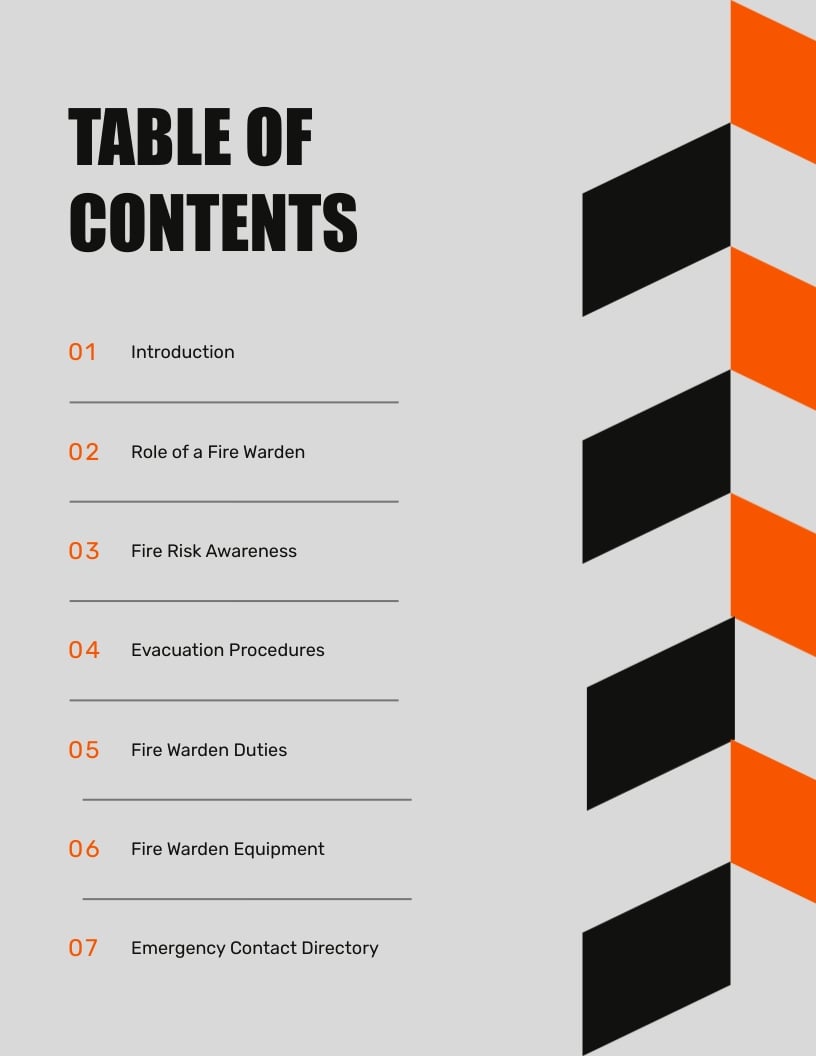 Fire Warden Training Manual Template | Visme