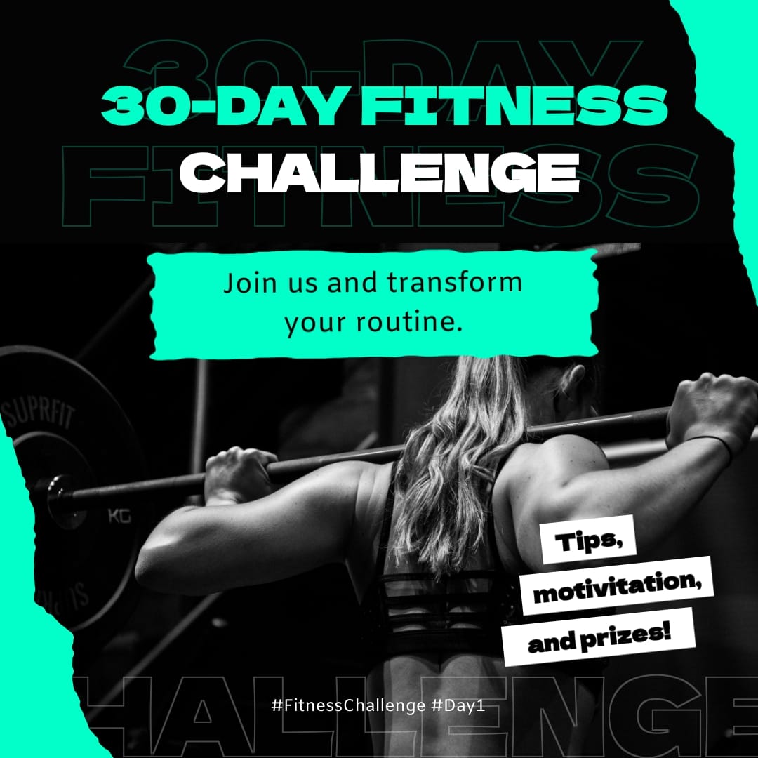 Fitness Challenge Instagram Post Template