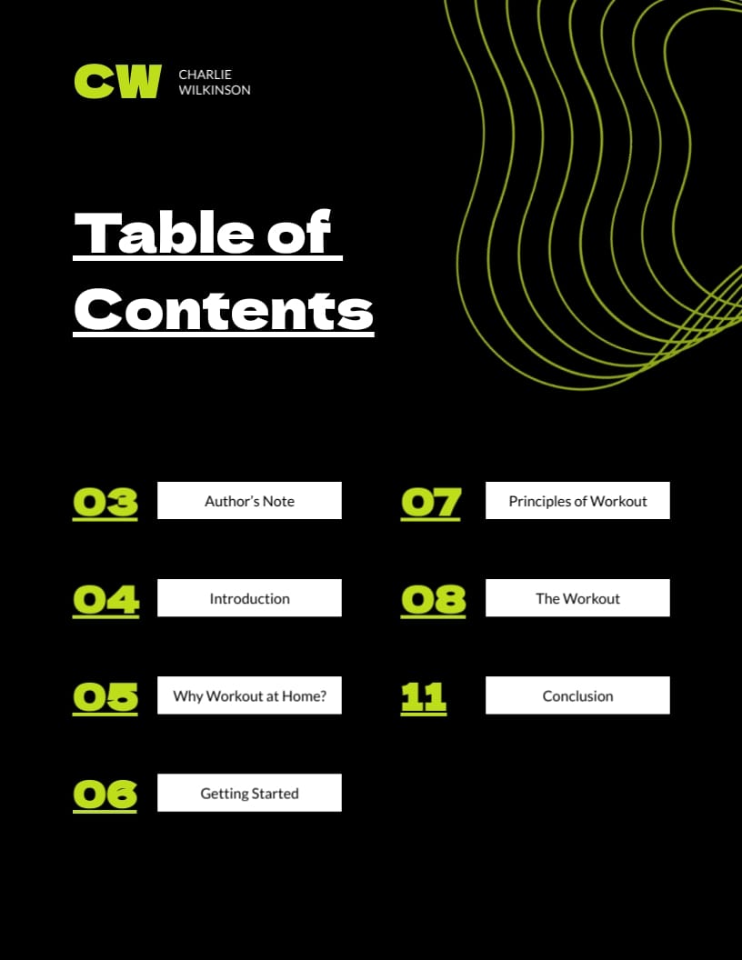 Fitness Club Ebook