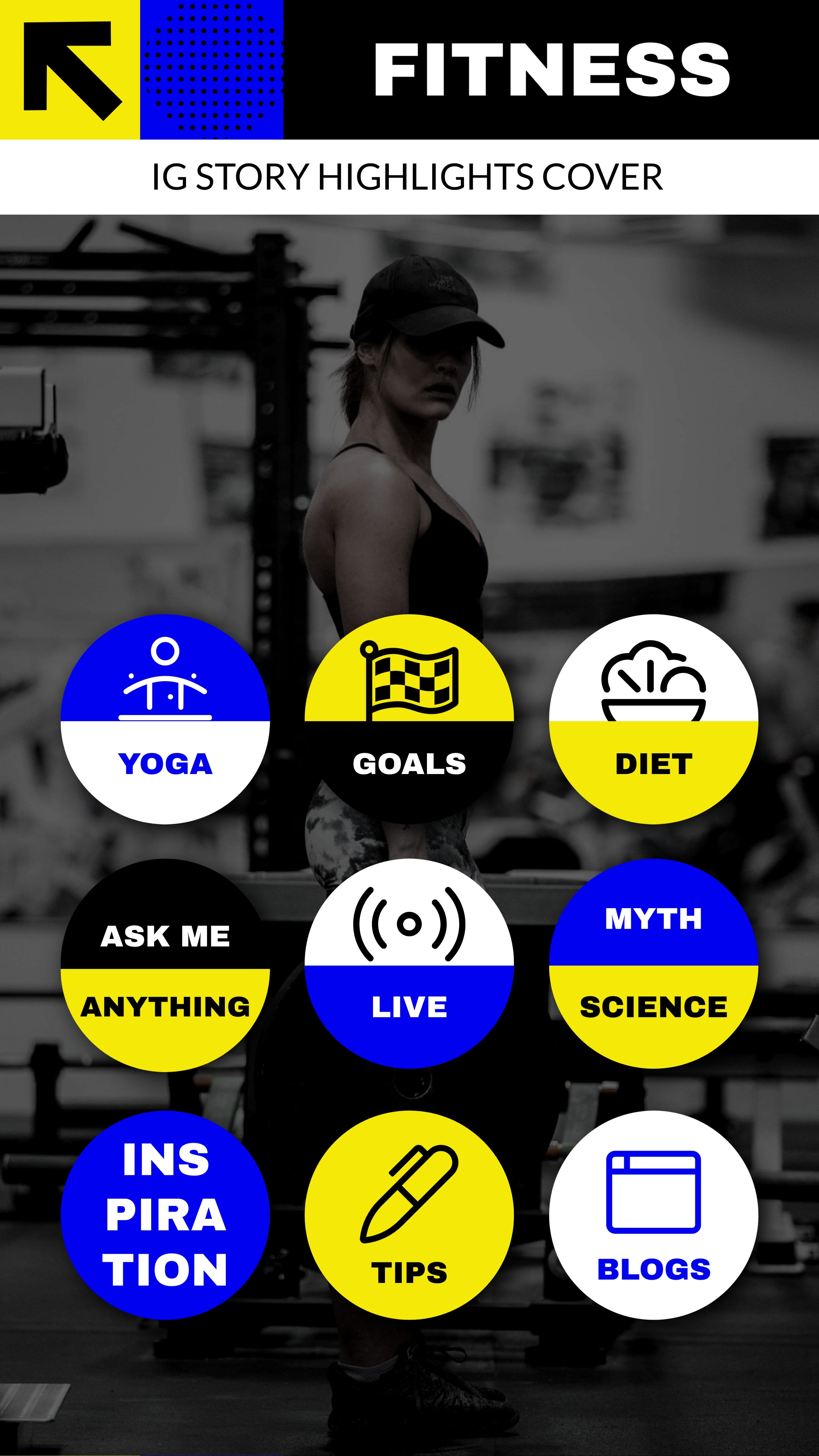 Fitness IG Story Highlights Cover Template