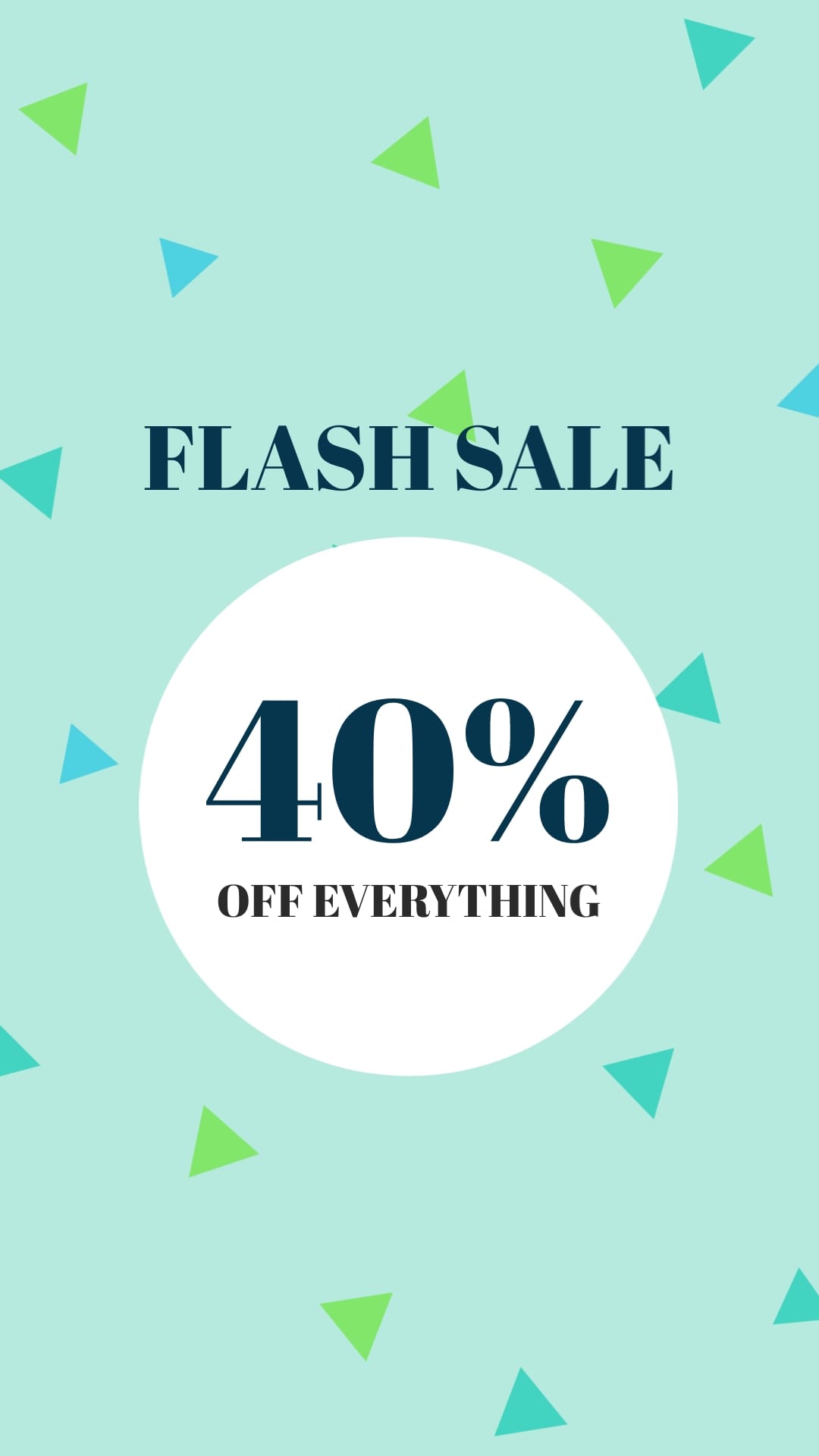 Flash Sale Vertical Template