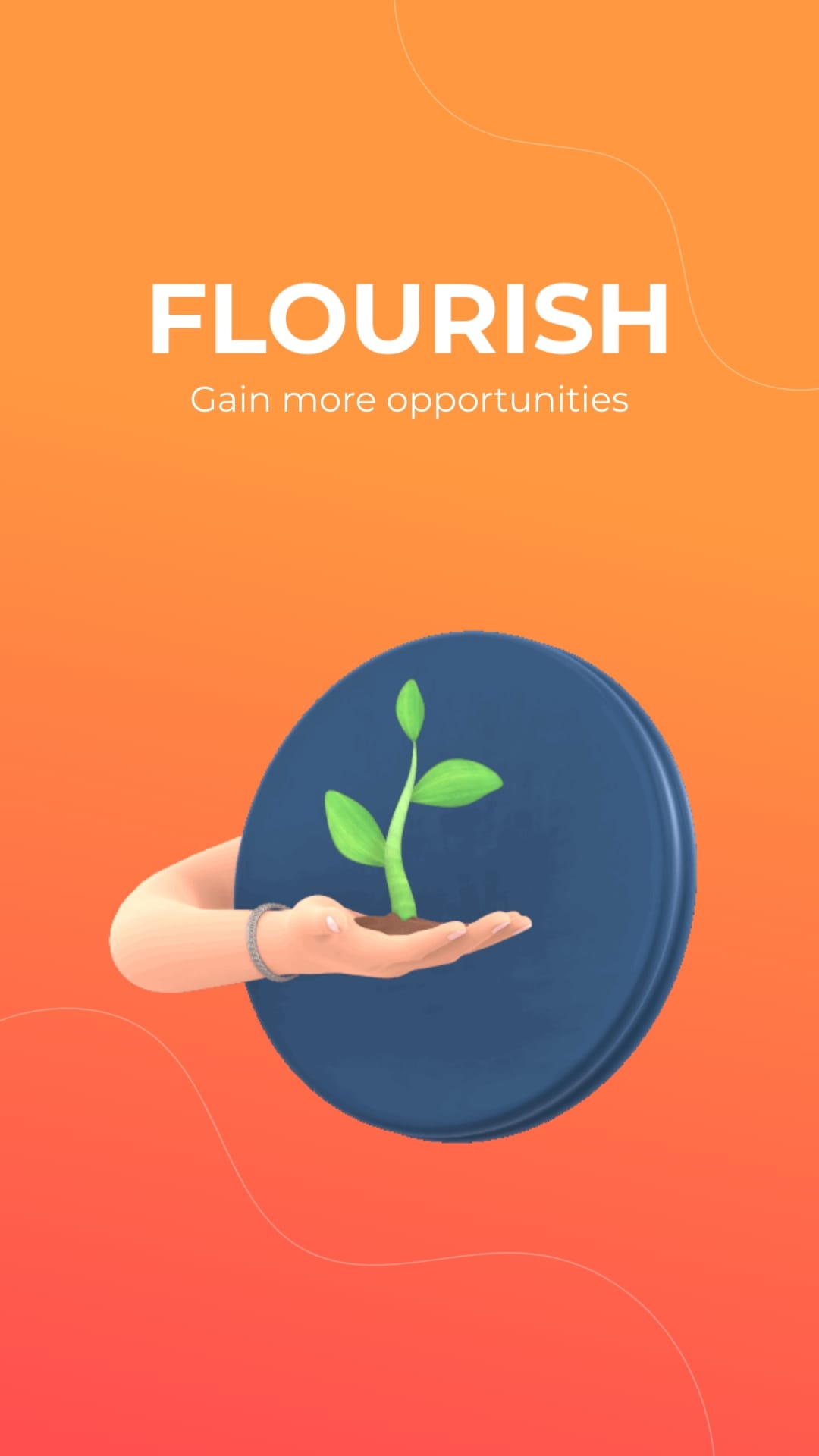Flourish Animated Vertical Template