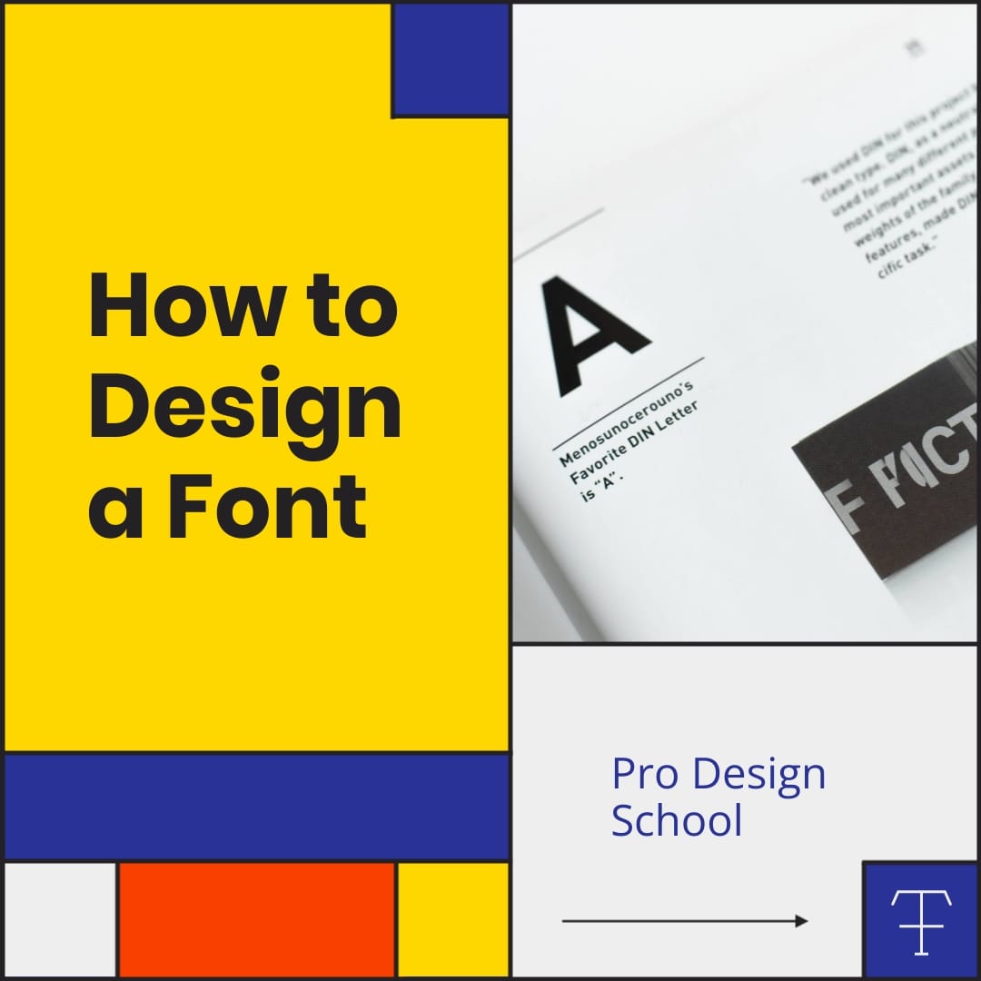 Font Design Process Instagram Carousel Post Template
