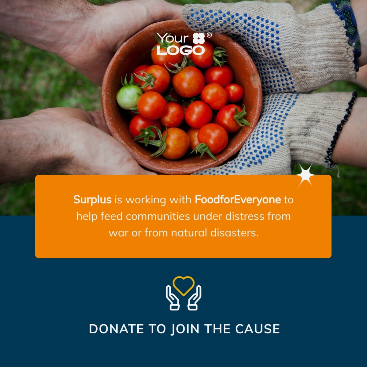 Food Company LinkedIn Post Template