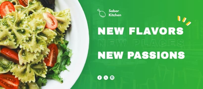 Food Exploration Facebook Page Cover Template