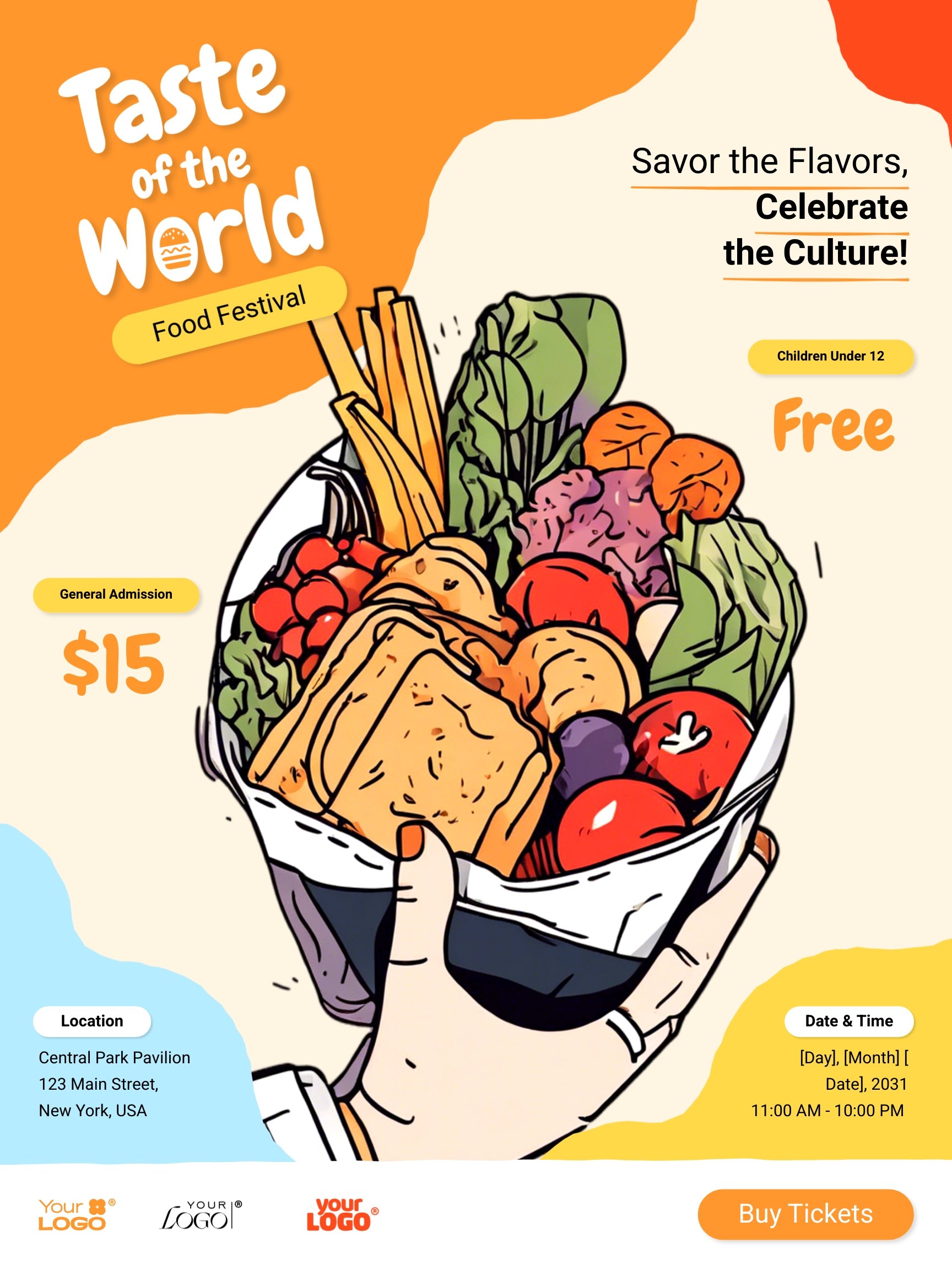 Food Festival Poster Template