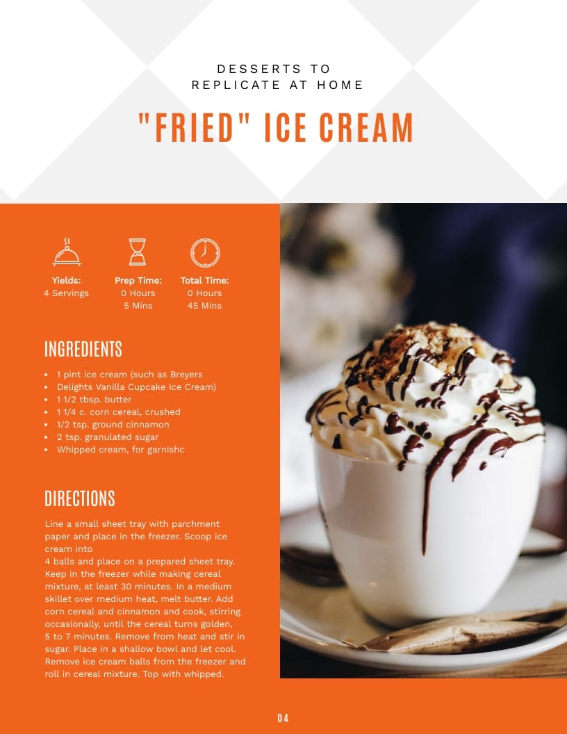 Food Magazine Template - Slide 5 Food Magazine Template - Slide 5