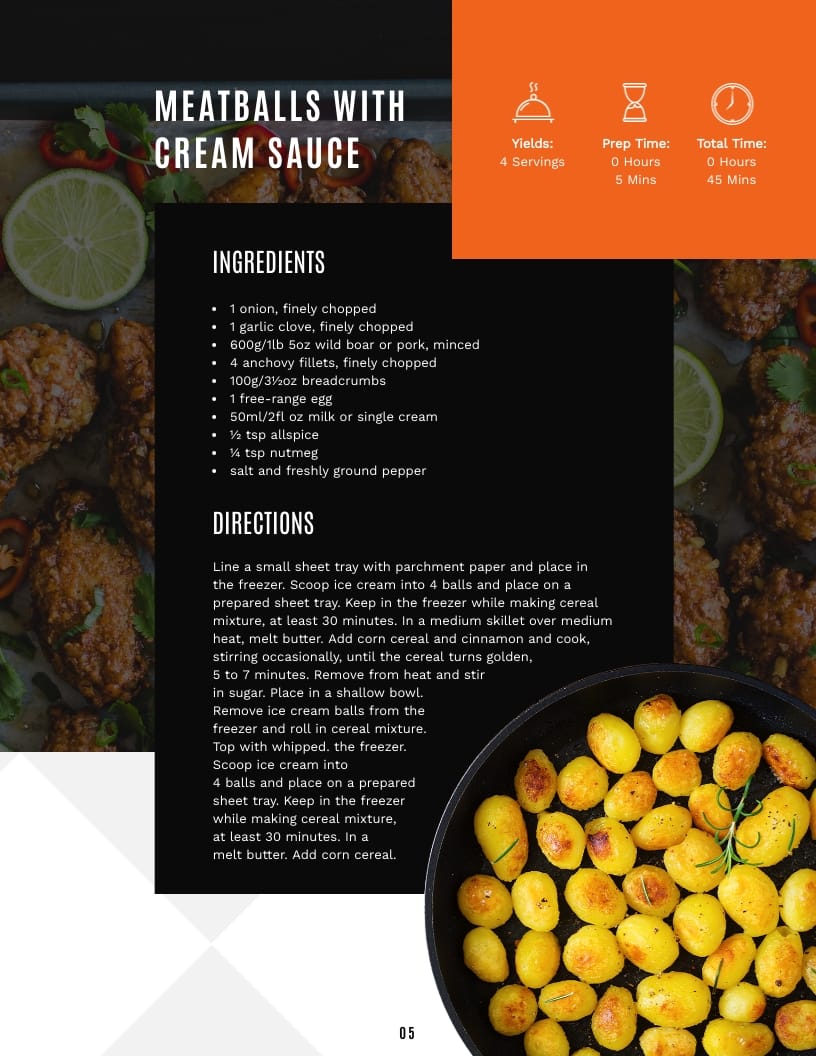 Food Magazine Template - Slide 6 Food Magazine Template - Slide 6