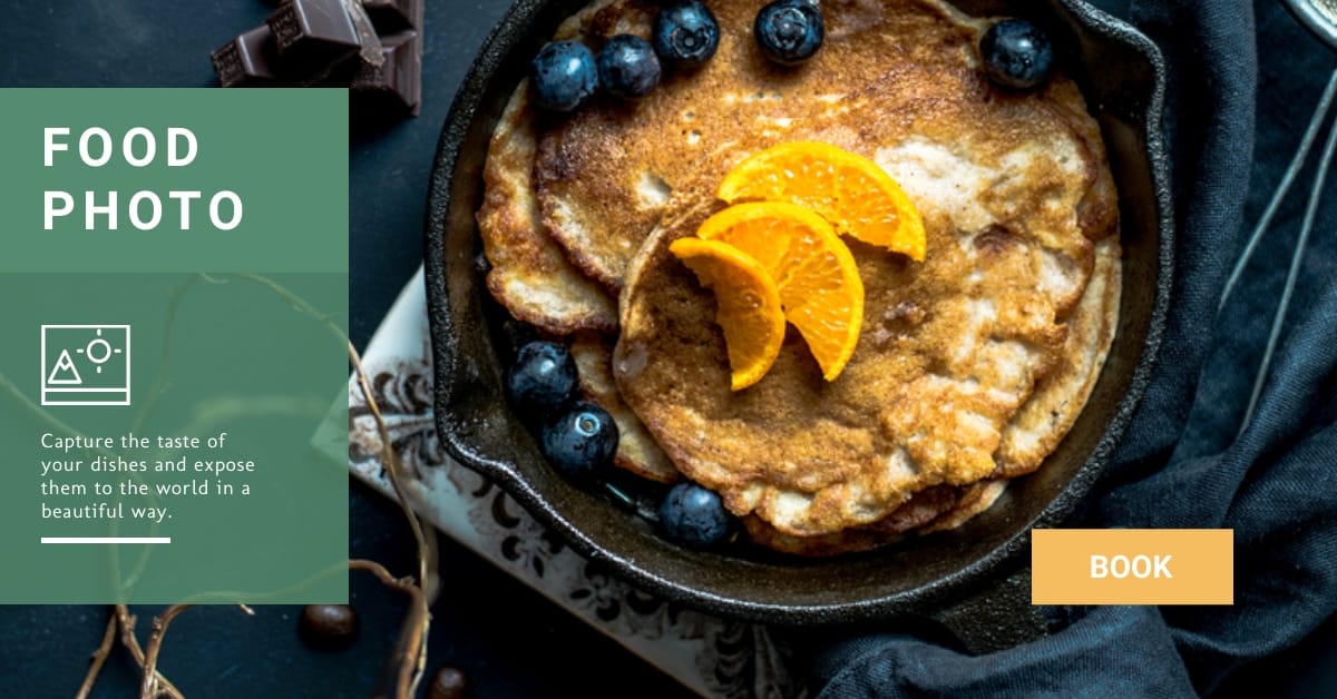 Food Photo Facebook Ad Template