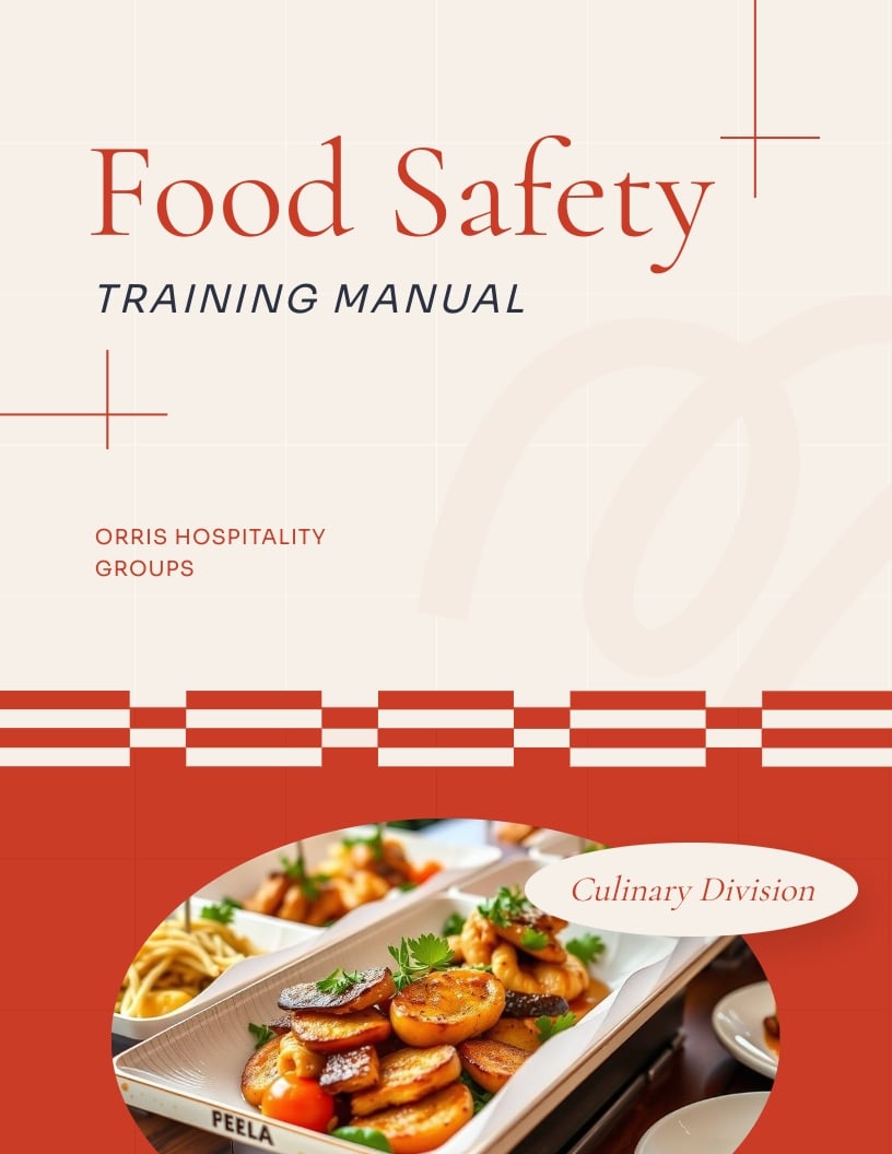 Food Safety Training Manual Template