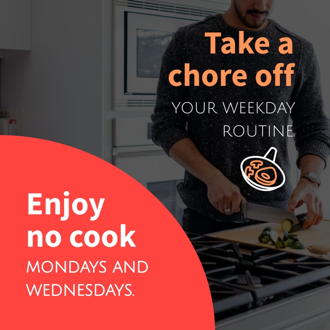 Food Service Instagram Video Ad Square Template