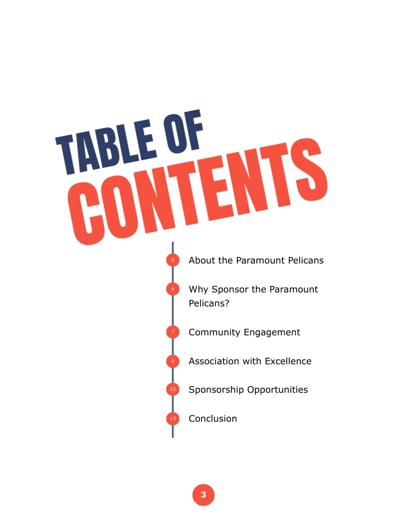 Football Sponsorship Proposal Template - Slide 3 Football Sponsorship Proposal Template - Slide 3