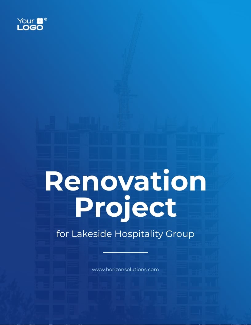 Formal Construction Proposal Template