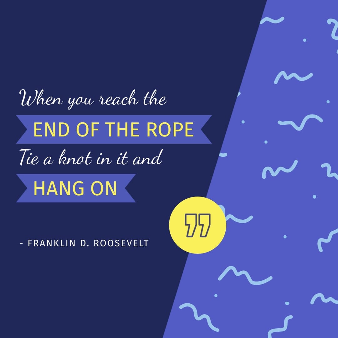 Franklin D Roosevelt Animated Quote Square Template