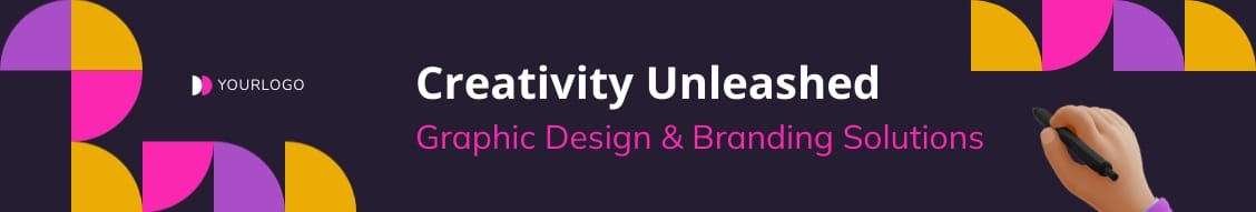 Freelance Graphic Design LinkedIn Header Template