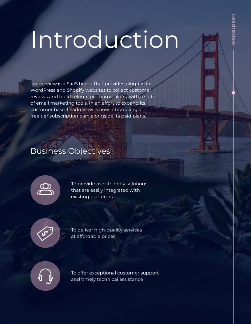 Freemium Product Business Model Plan Template - Slide 3 Freemium Product Business Model Plan Template - Slide 3