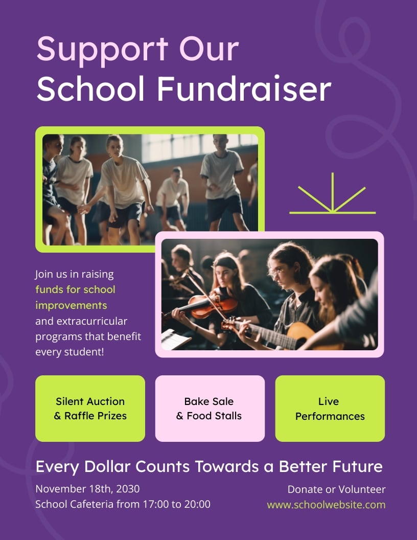 Fundraiser Flyer Template
