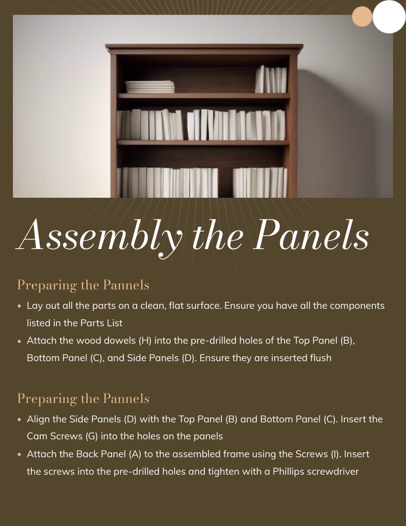 Furniture Assembly Instruction Manual