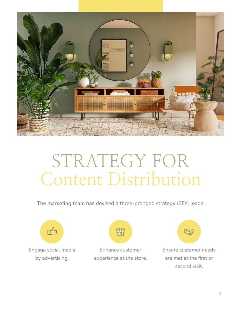 Furniture Store Marketing Playbook Template Visme